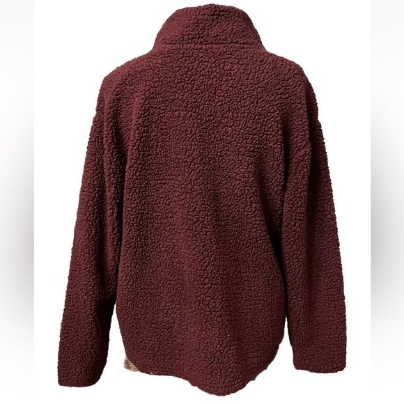 Pink Victoria's Secret Sweater Jacket, Purple Pullover with Zipper, Women’s Sz M - Picture 2 of 5